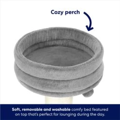 Frisco 24.8-in Heavy Duty Faux Fur Cat Tree -Cat Supplies Store 169397 PT3. AC SS1800 V1667229720