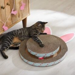 Frisco Easter Bunny Shaped Scratcher Cat Toy With Catnip -Cat Supplies Store 304986 PT3. AC SS1800 V1642441652