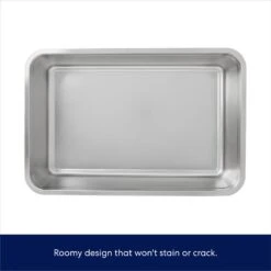 Frisco Stainless Steel Cat Litter Box -Cat Supplies Store 309857 PT2. AC SS1800 V1675279698