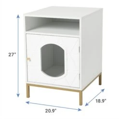 Frisco Elevated Side Table Litter Box Cover 8 Frisco Elevated Side Table Litter Box Cover -Cat Supplies Store 322627 PT2. AC SS1800 V1661376260