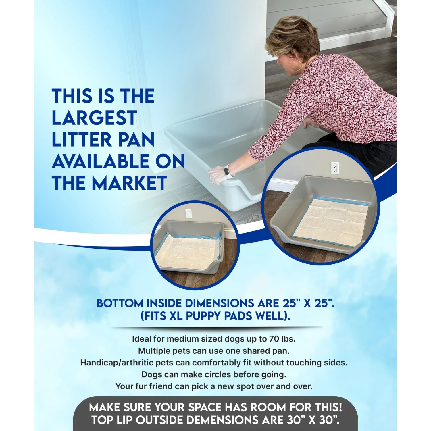 Shirley K's Senior Cat Litter Box, X-Large 7 Shirley K's Senior Cat Litter Box, X-Large - Image 5