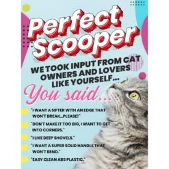 IPrimio Deep Shovel Cat Litter Scooper, X-Large -Cat Supplies Store 352822 PT5. AC SS1800 V1642529507